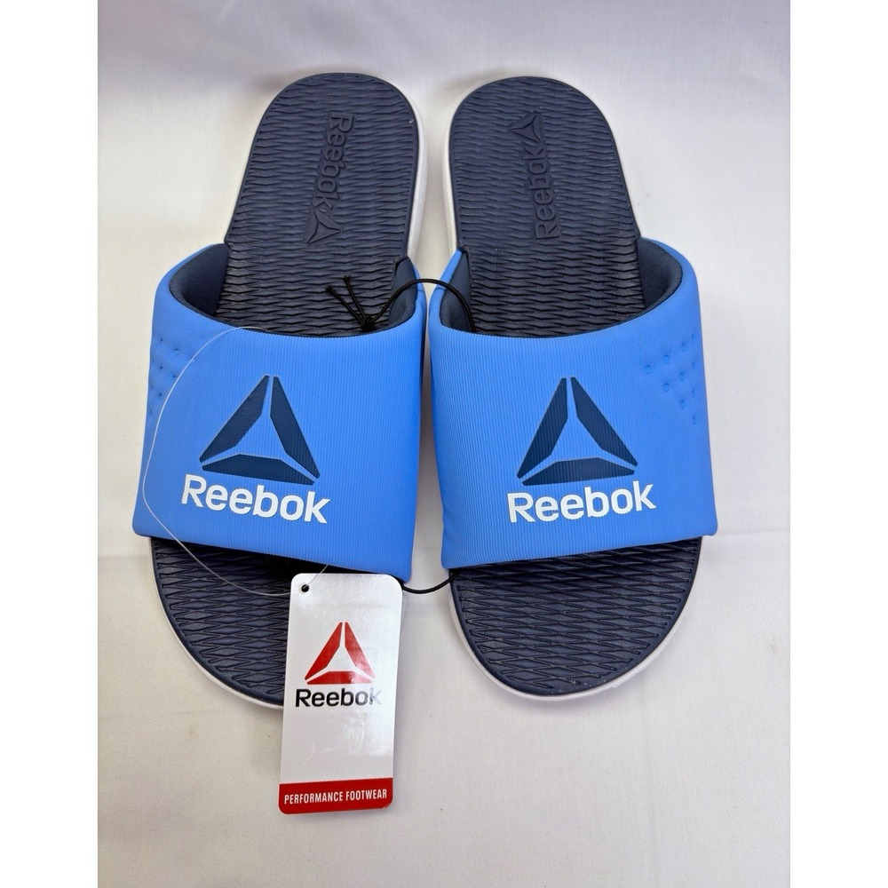 Reebok Go To Slide Men's Slip-On Slide Sandals Blue/Navy US 12 Comfort SR-570